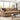 Best Home Furnishings Rumord Leather Sofa in Caramel Umber Leather Upholstery