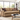 Best Home Furnishings Rumord Leather Sofa in Caramel Umber Leather Upholstery