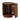 Dovetail Cadwell Cabinet Side Table in Brown Wood