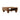 Dovetail Madden Square Coffee Table in Brown Wood