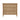 Dovetail Marcellina 3-Drawer Dresser in Natural Finish Wood