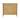 Dovetail Marcellina 3-Drawer Dresser in Natural Finish Wood