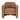 Dovetail Munson Occasional Chair in Clay Fabric Upholstery