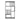 Ryker Black Iron Bookcase