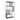 Ryker Black Iron Bookcase