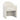 Dovetail Thora Boucle Upholstered Dining Chair in Cream