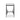 Four Hands Babylon Small End Table Tempered Glass Top