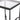 Four Hands Babylon Small End Table Tempered Glass Top