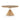 Four Hands Bibianna Round Wood Pedestal Dining Table with Marble Accent