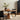 Four Hands Bibianna Round Wood Pedestal Dining Table with Marble Accent