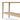 Four Hands Carmelo Glass Top Console Table in Oak Wood