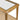 Four Hands Carmelo Glass Top Console Table in Oak Wood