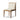 Four Hands Croslin Dining Chair in Wood & Fabric Upholstery