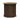 Four Hands Pavlo Marble Top Cabinet End Table in Dark Brown Wood