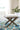 Hammary Crawford X-Base Wood Stool with Fabric Seat