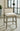 American Drew Hidden Treasures Wood Counter Stool with Fabric Upholstered Seat