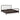 Moe's Home Collection Vivian Queen Size Bed in Dark Brown Acacia Wood