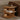 Moe's Home Casey Side Table in Rustic Oak Wood