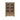 Moe's Home Lillian Tall Storage & Display Cabinet in Brown Wood
