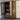 Moe's Home Lillian Tall Storage & Display Cabinet in Brown Wood
