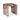 Moe's Home Rosa Accent Table in Rosso Levanto Marble