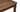Moe's Home Russet Rectangular Dining Table in Brown Wood