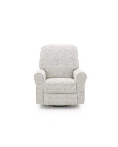 Josey White Pepper Upholstered Power Swivel Glider Recliner by Best Home Furnishings