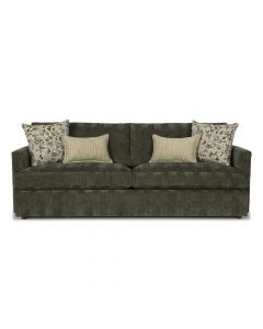 Rumord Olive Upholstered Sofa with 2 Pillows by Best Home Furnishings