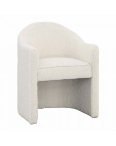 Thora Boucle Upholstered Dining Arm Chair by Dovetail
