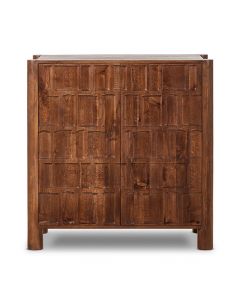 Ezri Carved Wood Bar Cabinet by Four Hands