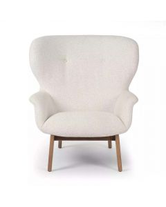 Lilith Upholstered Chair with Wooden Legs by Four Hands