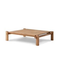 Marcia Square Wood Coffee Table by Four Hands