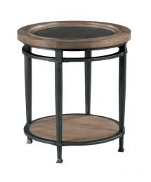 Austin Round Wood End Table by Hammary