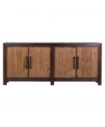 Two-Tone 4-Door Reclaimed Wood Sideboard