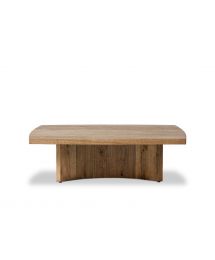 Brinton Square Wood Coffee Table by Four Hands