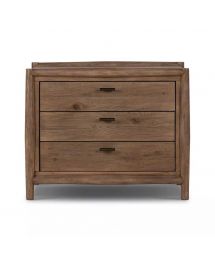 Glenview 3-Drawer Wood Nightstand by Four Hands