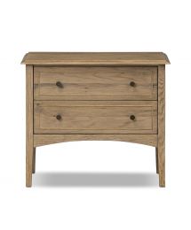 Maggie 2-Drawer Wood Nightstand by Four Hands