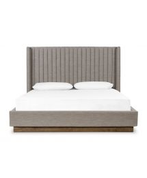 Montgomery Upholstered King Size Panel Bed by Four Hands